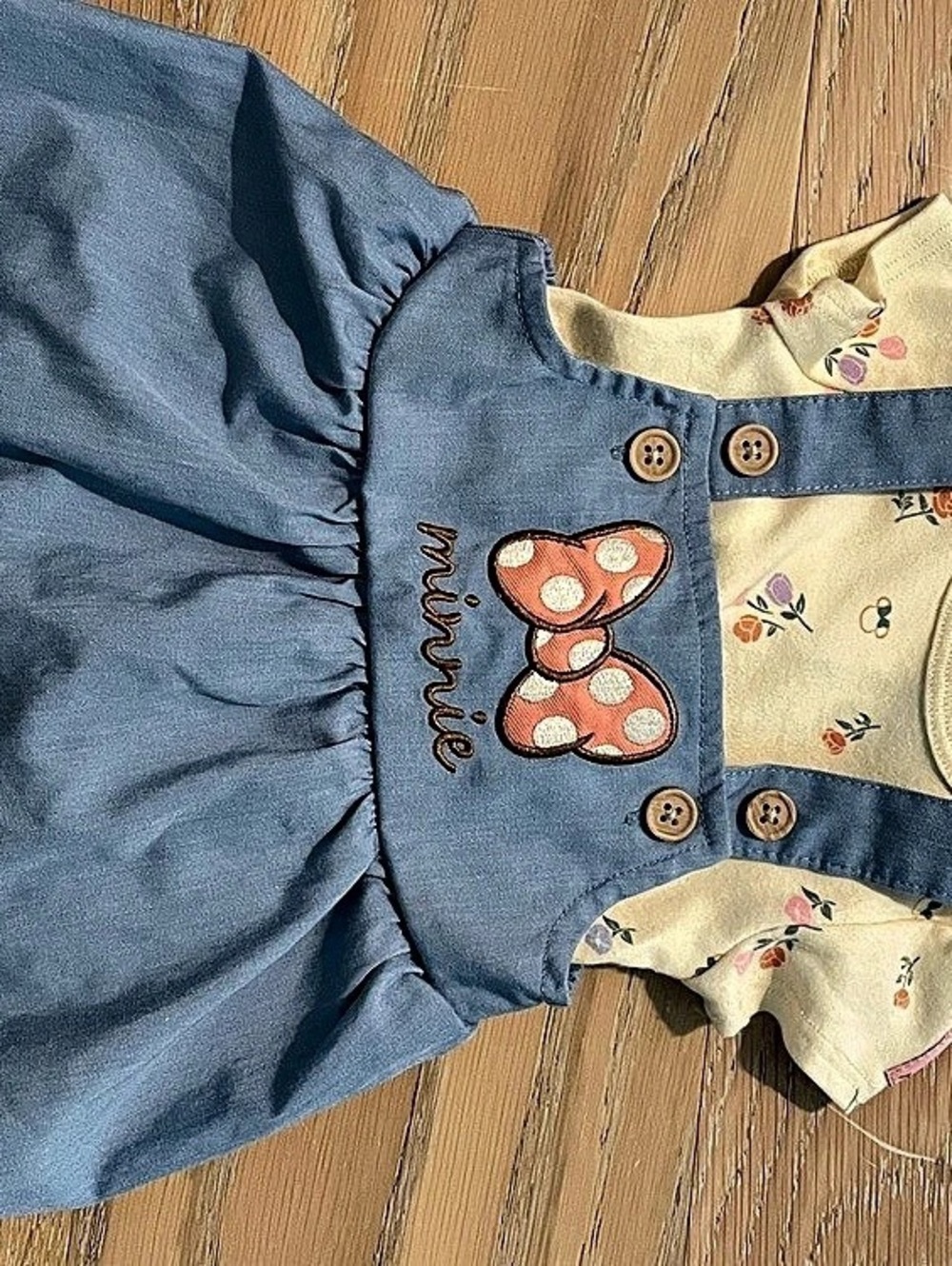 Disney Minnie Mouse dress and bodysuit set Baby 0-3M